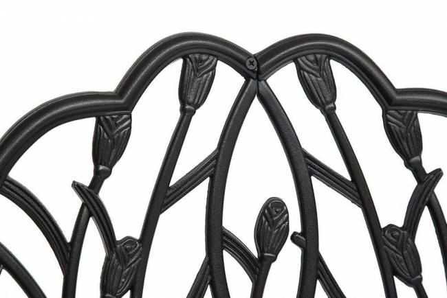 Скамья Secret De Maison Strauss (Штраус) алюминиевый сплав, 99хх56х76см, черный черный алюминиевый сплав