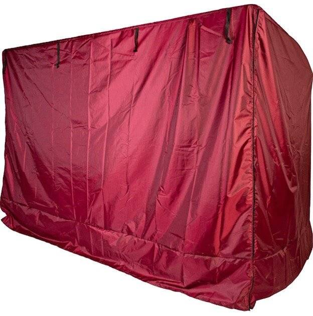 Чехол ЛЮКС для садовых качелей ОАЗИС, бордо