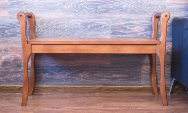 Банкетка с подлокотниками Лулу, орех