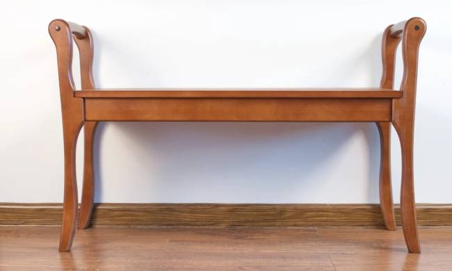 Банкетка с подлокотниками Лулу, орех