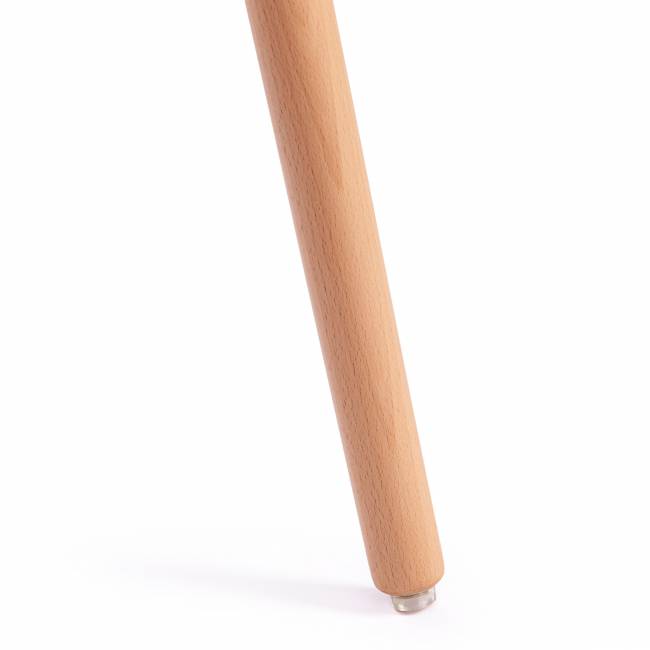Стул КXX/QXX (мод.C1058-1) пластик/дерево, 60х53х81см, серый/натуральный (Комплект из 4 шт.) серый пластик/дерево