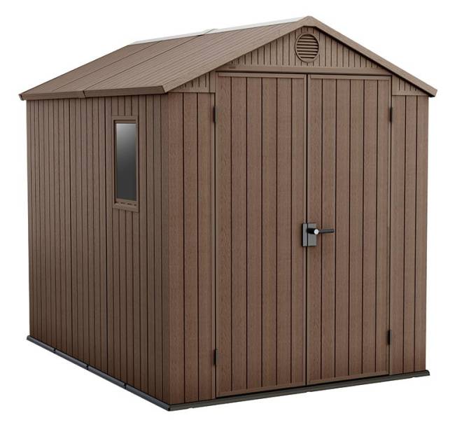 Сарай "Дарвин 6х8" (размеры 183 х 244 см), коричневый