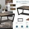 Стол журнальный BeautyStyle 32 дуб крымский состаренный/венге