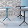 Стол пластиковый обеденный Spritz + Spritz Mini тортора Ø605х400-765 мм