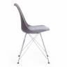 Стул TULIP IRON CHAIR (mod.EC-123) металл/пластик, 54,5*48*83,5см, серый (Комплект из 4 шт.)
