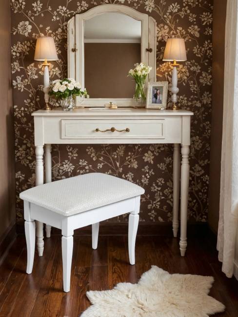 Банкетка Ретро М с ящиком белый, ткань экокожа белый