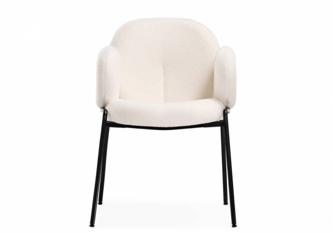 Стул на металлокаркасе Kalipso white / black