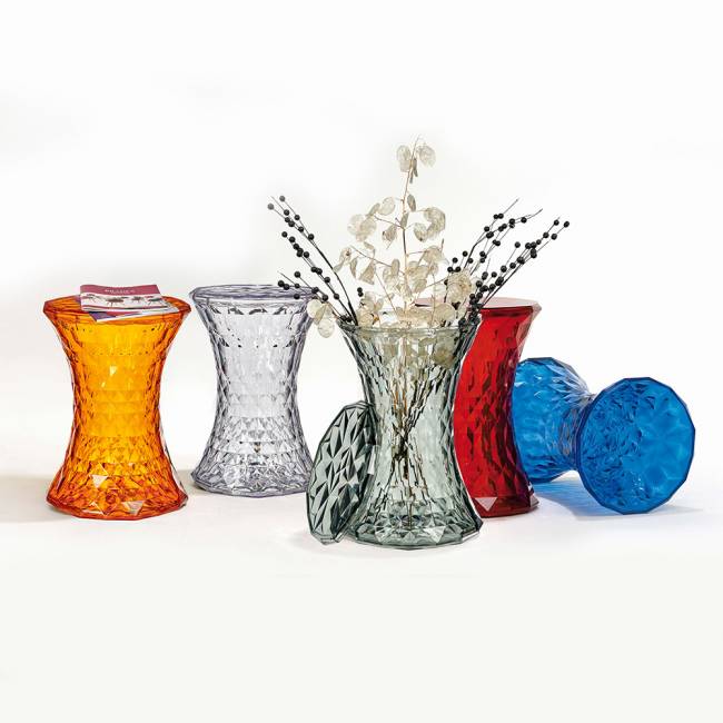 Стул-пуф Stone прозрачный синий Стул-пуф Stone прозрачный синий