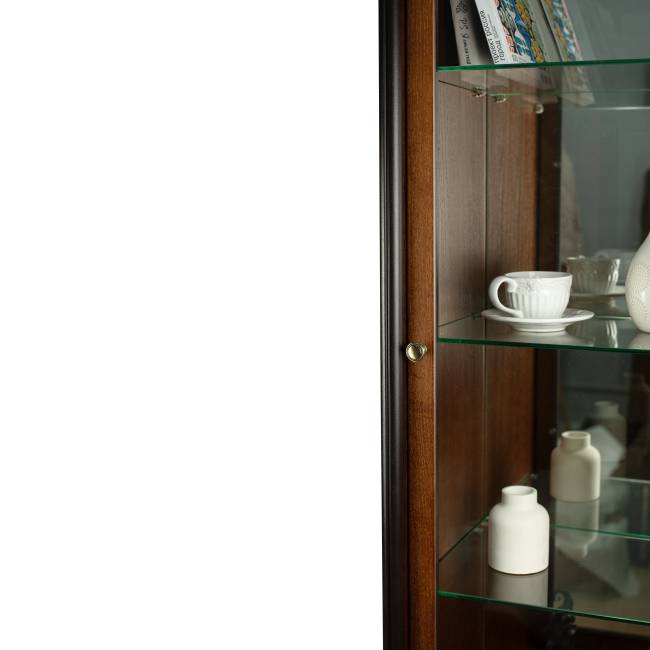 Шкаф-витрина Джульетта, орех Л