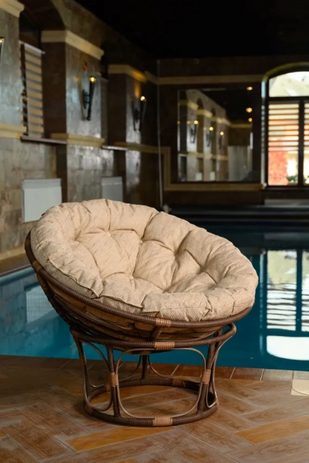 Кресло из искусственного ротанга Papasan Какао Кресло из искусственного ротанга Papasan Какао