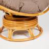 Кресло-качалка PAPASAN/ПАПАСАН w 23/01 B /с подушкой/ 115х78х104 см, Honey (мед), экошерсть Коричневый, 1811-5 Honey (мед)
