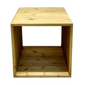 Стеллаж Куб 1 сосна, искусственное старение