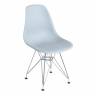 Стул CINDY IRON CHAIR (EAMES) (mod. 002) металл, пластик, 51x46x82,5, серый (Комплект из 4 шт.)