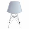 Стул CINDY IRON CHAIR (EAMES) (mod. 002) металл, пластик, 51x46x82,5, серый (Комплект из 4 шт.)