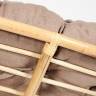 Кресло PAPASAN ECO/ПАПАСАН ЭКО P115-1/SP STD /c подушкой, ремешками/ Natural (натуральный), экошерсть Коричневый, 1811-5