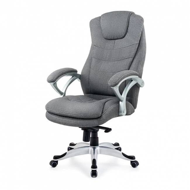 Кресло Руководителя Patrick  ткань серое 