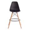 Стул барный Cindy Bar Chair (mod. 80-1) / 1 шт. в упаковке дерево бук/металл/пластик, 50 х 51 х 109 см, Black (Черный) 3010/ натуральный Black (Черный) 3010/ натуральный дерево бук/металл/пластик