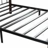 Кровать AT-8077 дерево гевея/металл, 90*200 см (Single bed), красный дуб/черный красный дуб/черный дерево гевея/металл