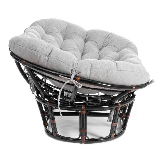 Диван MAMASAN/МАМАСАН 23/02 W /с подушкой/ 169х102х80 см, Antique brown, матрац 182х119 см, ткань серо-бежевая 3М 16/2 Antique brown