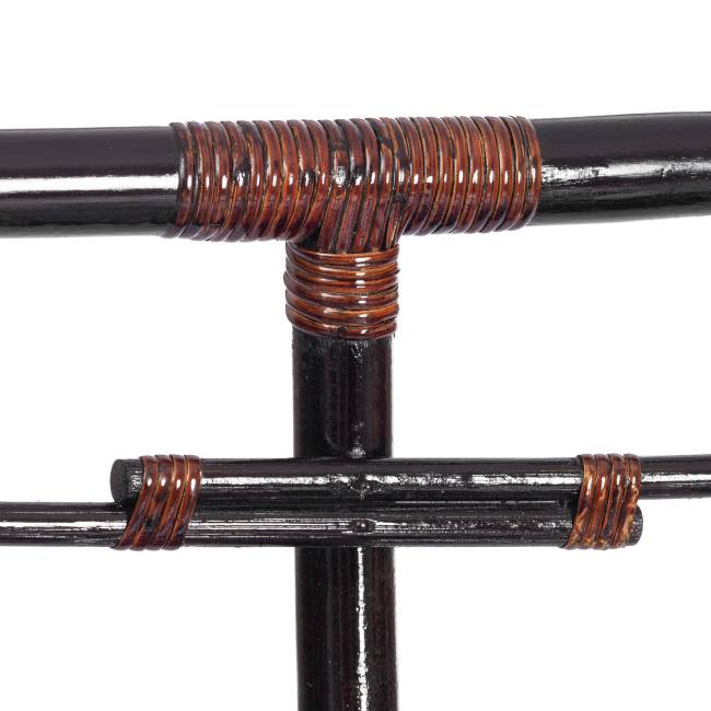 Диван MAMASAN/МАМАСАН 23/02 W /с подушкой/ 169х102х80 см, Antique brown, матрац 182х119 см, ткань серо-бежевая 3М 16/2 Antique brown