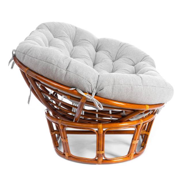 Диван MAMASAN/МАМАСАН 23/02 W /с подушкой/ 169х102х80 см, Cognac (коньяк), матрац 182х119 см, ткань серо-бежевая 3М 16/2 Cognac (коньяк)