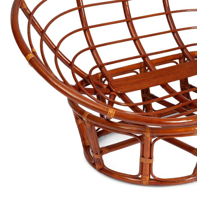 Диван MAMASAN/МАМАСАН 23/02 W /с подушкой/ 169х102х80 см, Cognac (коньяк), матрац 182х119 см, ткань серо-бежевая 3М 16/2 Cognac (коньяк)