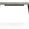 Кортни 120 (160) x 80 бетон светлый / черный матовый