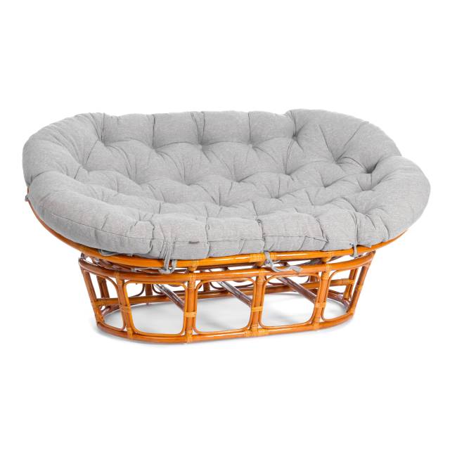 Диван MAMASAN/МАМАСАН 23/02 W /с подушкой/ 169х102х80 см, Honey (мед), матрац 182х119 см, ткань серо-бежевая 3М 16/2 Honey (мед)