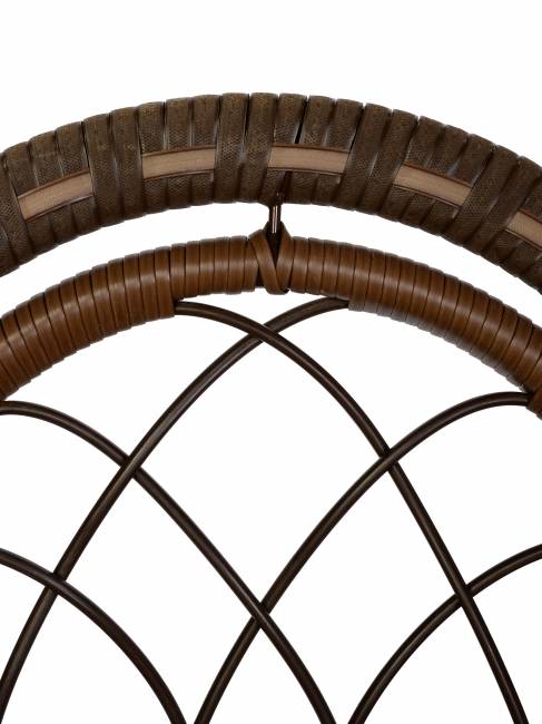 Комплект из искусственного ротанга Java (Ява)-6 (цвет: Орех)