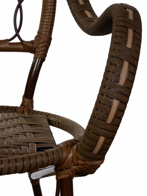 Комплект из искусственного ротанга Java (Ява)-6 (цвет: Орех)