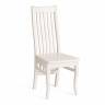 Стул DOLCE жёсткое сидение бук, мдф, 40х46х100см, Ivory white белый