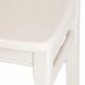 Стул DOLCE жёсткое сидение бук, мдф, 40х46х100см, Ivory white белый