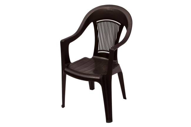 Кресло пластиковое "Фламинго" шоколад