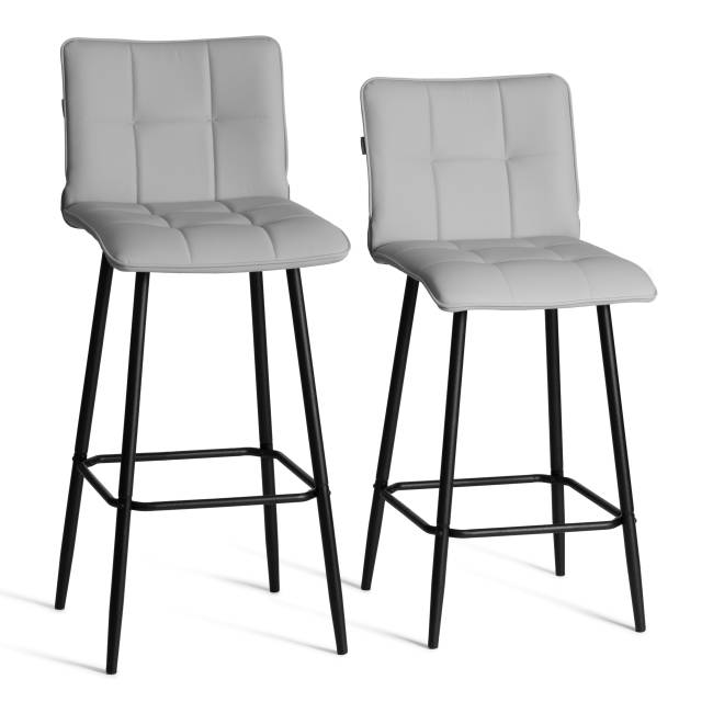 Барный стул  Bari/Бари экокожа , черный, 45х56х110 см черный экокожа