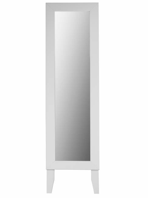 Зеркало напольное BeautyStyle 1 белый 130 см х 35 см