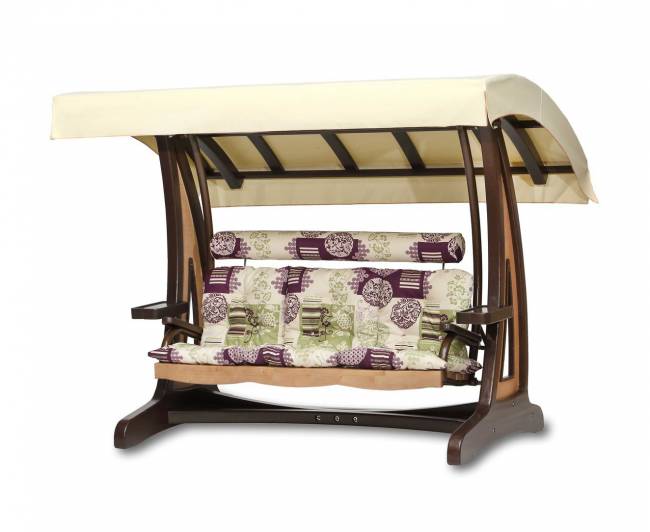 Качели садовые "Валенсия II" Премиум (лиственница) Качели садовые "Валенсия II" Премиум (лиственница)