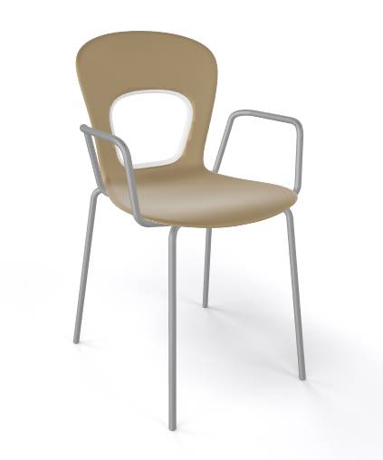 Кресло пластиковое Blog TB зеленый 510х500х810 мм Кресло пластиковое Blog TB зеленый 510х500х810 мм