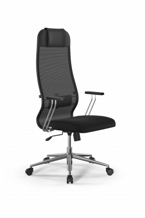 Кресло Sit 10 B1-111T - X2+UMF(X1) /Ub00/Wh00/T1bp-c(M09.B23.G18.W01), черный