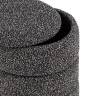 Пуф с ящиком Hive XS букле черный меланж