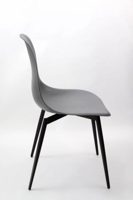 Стул Туссе чёрный /серый