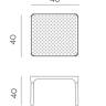 Столик пластиковый журнальный Net Table 40 тортора 400х400х400 мм Столик пластиковый журнальный Net Table 40 тортора 400х400х400 мм