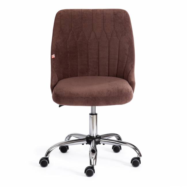 Кресло SWAN флок , коричневый, 6