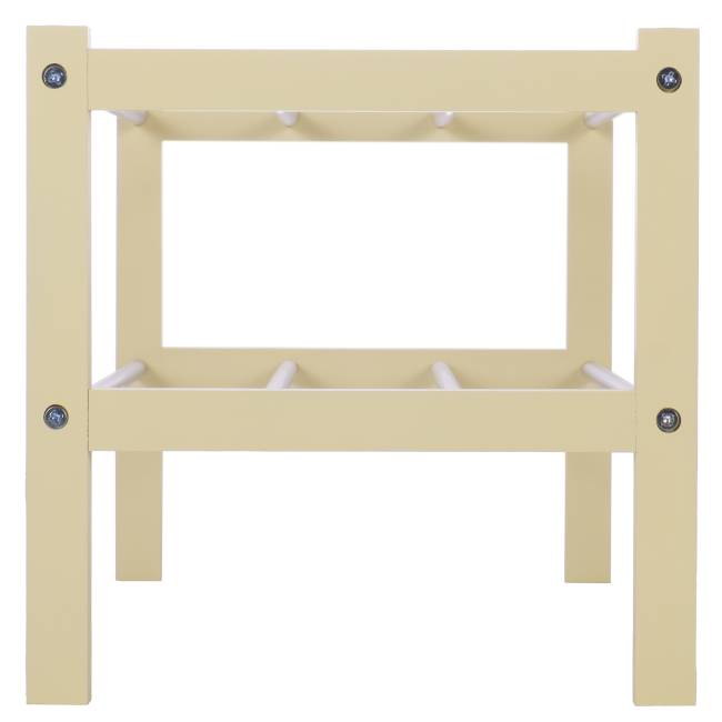 Обувница Атлас слоновая кость