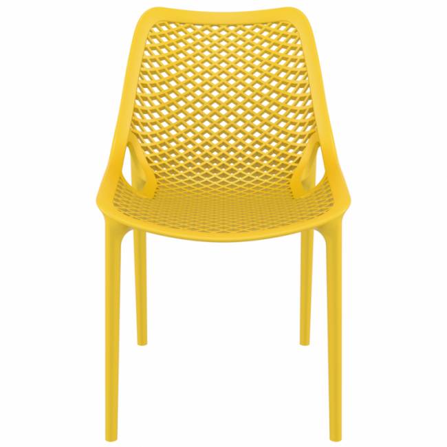 Стул пластиковый Air желтый 500х600х820 мм