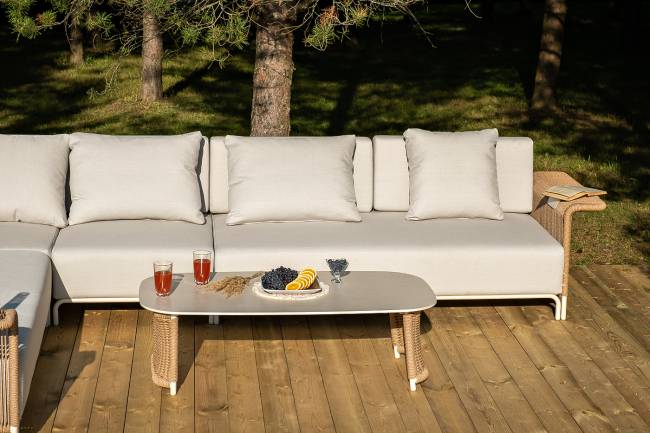 "Мальдивы" трансформирующаяся лаунж-зона из искусственного ротанга, цвет соломенный "Мальдивы" трансформирующаяся лаунж-зона из искусственного ротанга, цвет соломенный