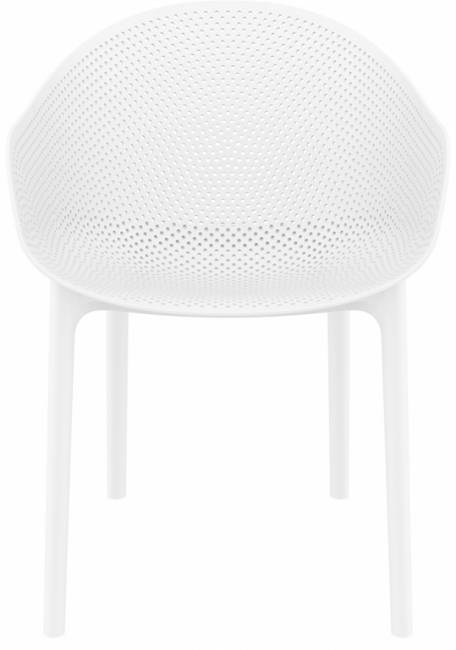 Кресло пластиковое Sky белый 540х600х810 мм Кресло пластиковое Sky белый 540х600х810 мм