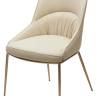 Стул ABRIOLA Milk T1-02, PU / шампань, ®DISAUR
