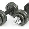Набор металлических гантелей в чемодане "ATLAS SPORT", 15кг