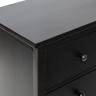 Leset Комод "Мира-5" (Комод 05) Чёрный