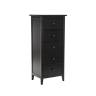 Leset Комод "Мира-5" (Комод 05) Чёрный